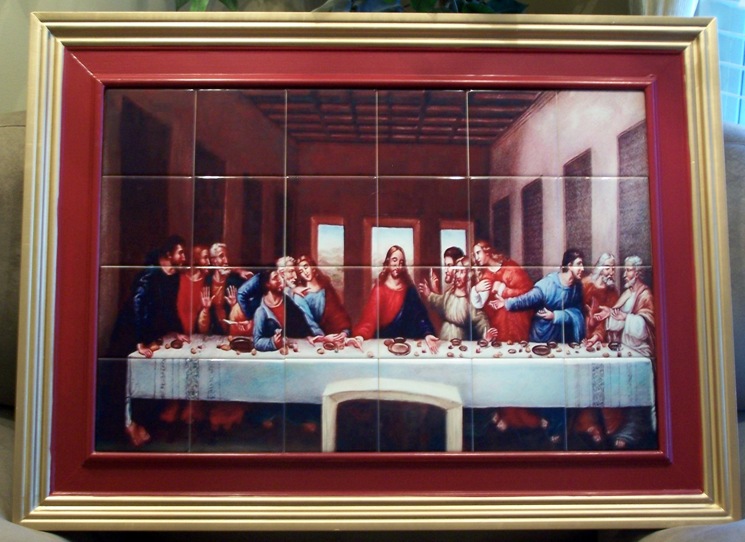 The Last Supper made with sublimation printing